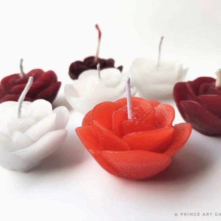 Rose candle