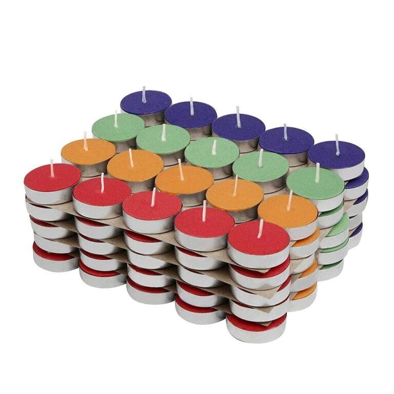 Tealight candles with refill