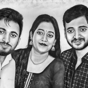 Family Realistic Portrait 3