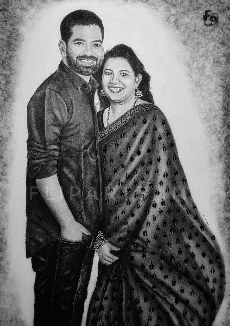 Couple Realistic portrait