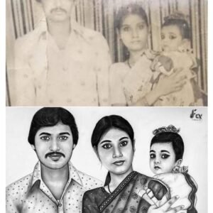 Family Restoration Portrait 3