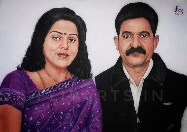 Couple colour portrait