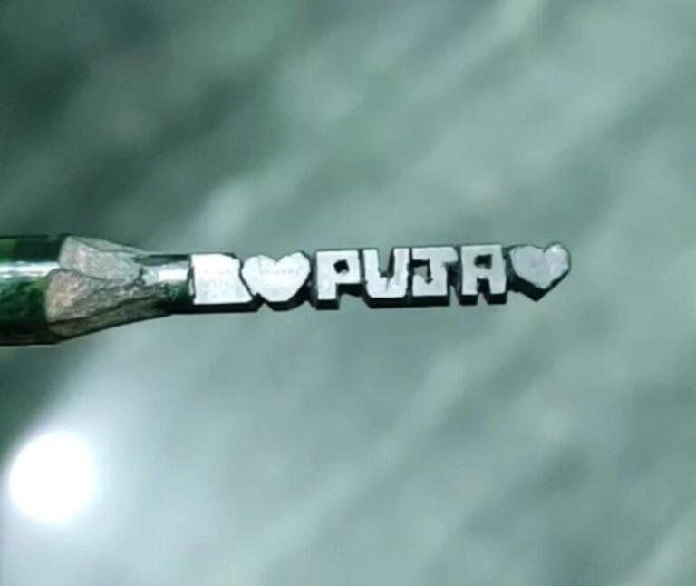 Pencil carving gift ( full carving)