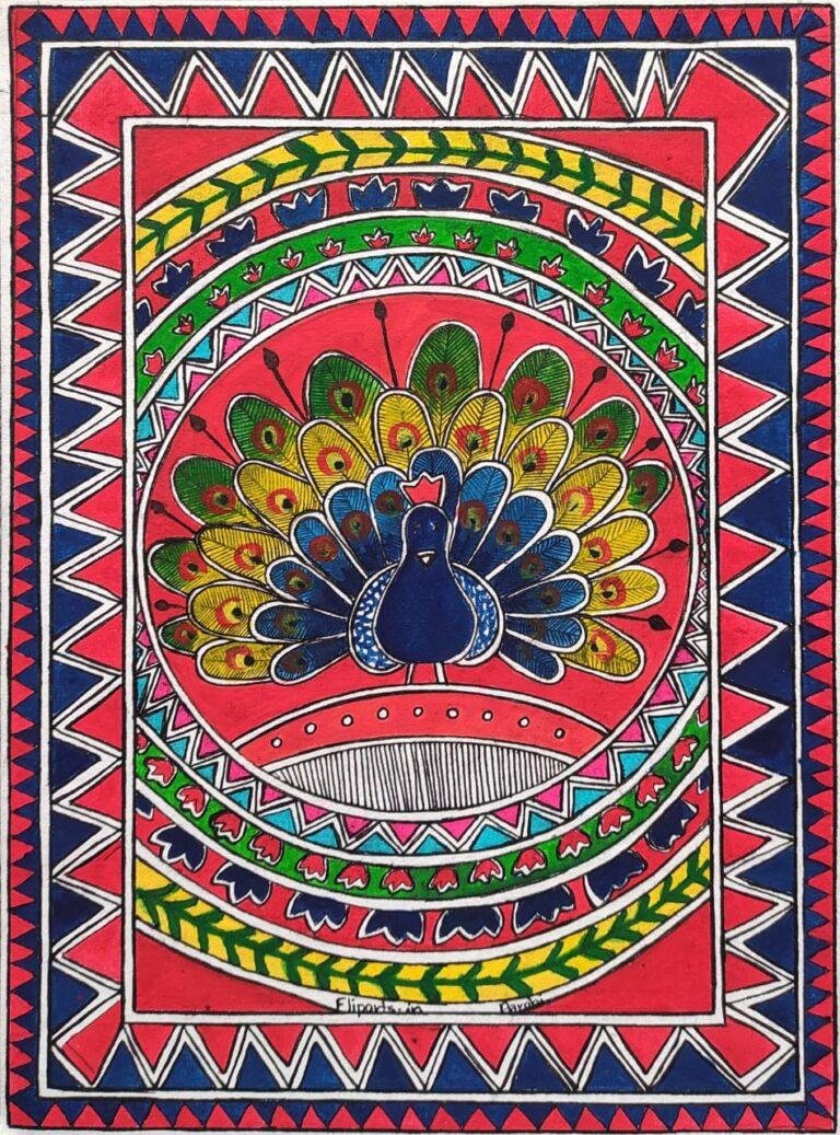 Mayur Madhubani painting
