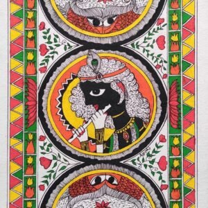 Krishna Madhubani Painting 1