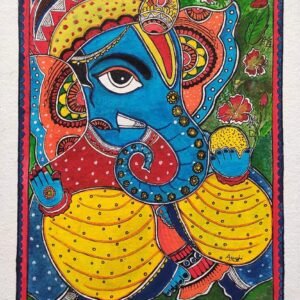 Ganpati Madhubani Painting 5