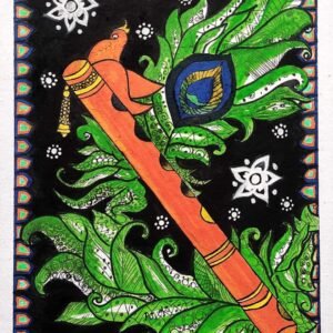 Krishna Madhubani Painting 2