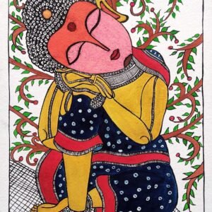 Buddha Madhubani Painting 2