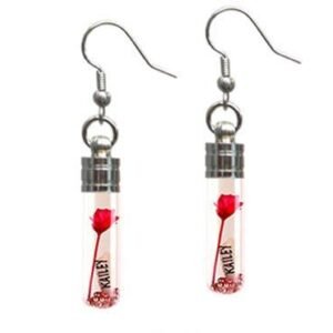 Name On Rice Earrings 2