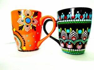 Mandala art cup
