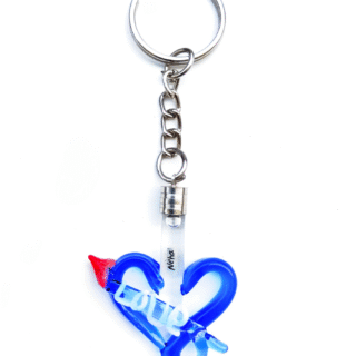 Name on rice keychain