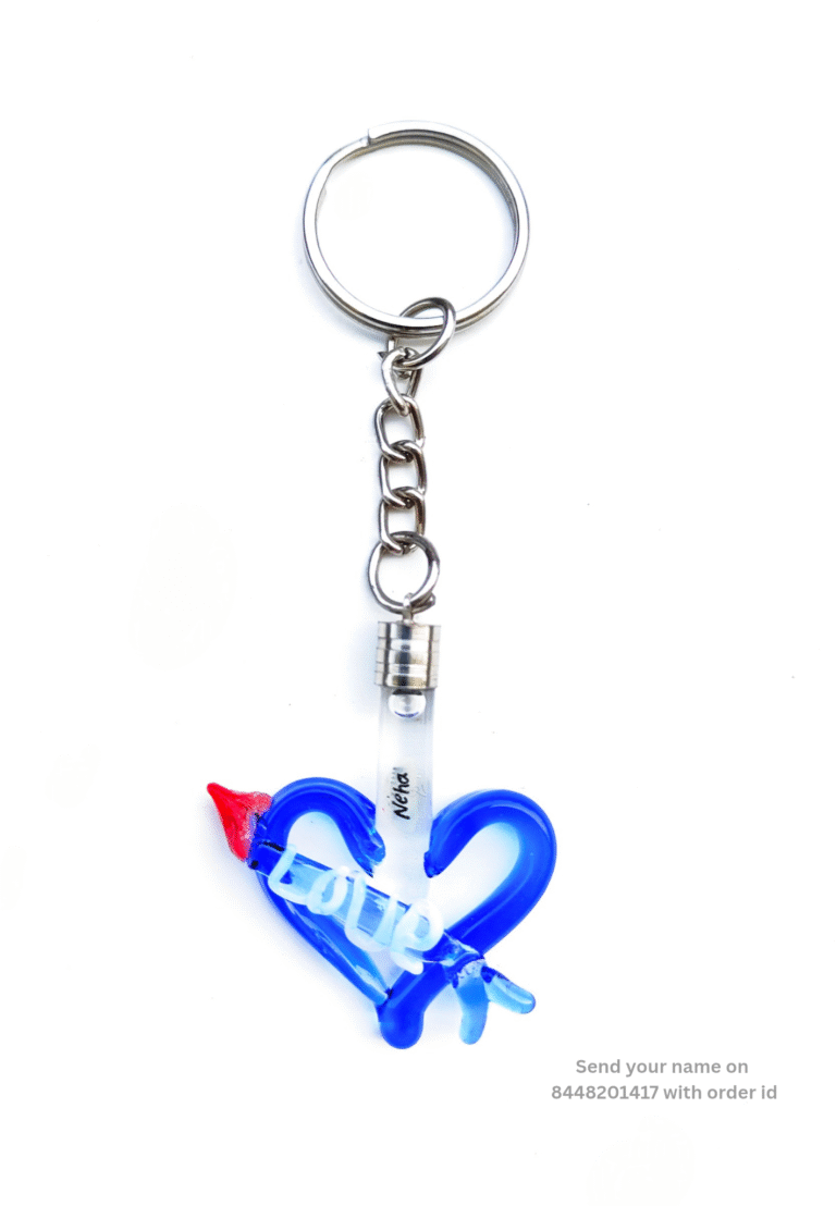 Name on rice keychain