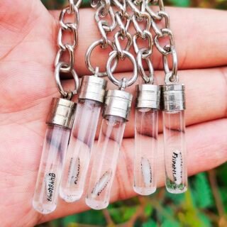 Name on rice keychain