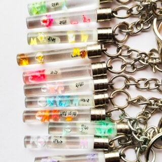 Name on rice keychain ( Butterfly special )