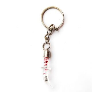 Rice grain keychain