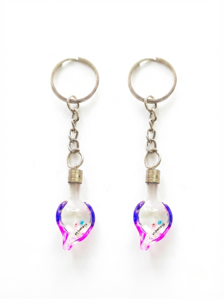 Name on rice keychain