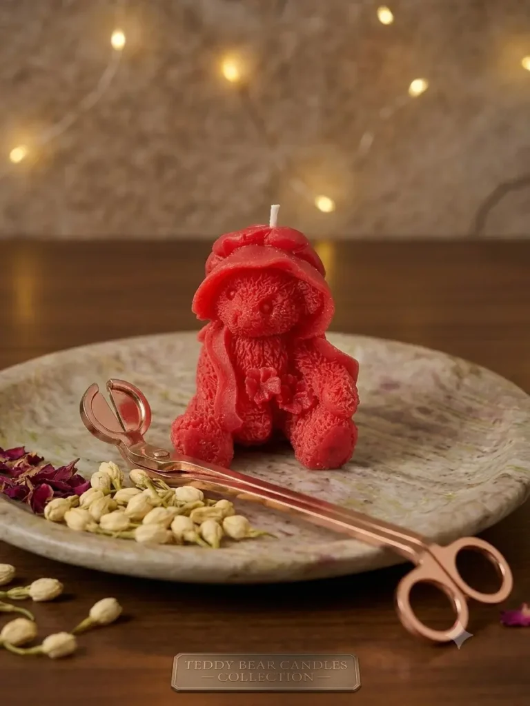 Cute Hoodie Teddy Candle