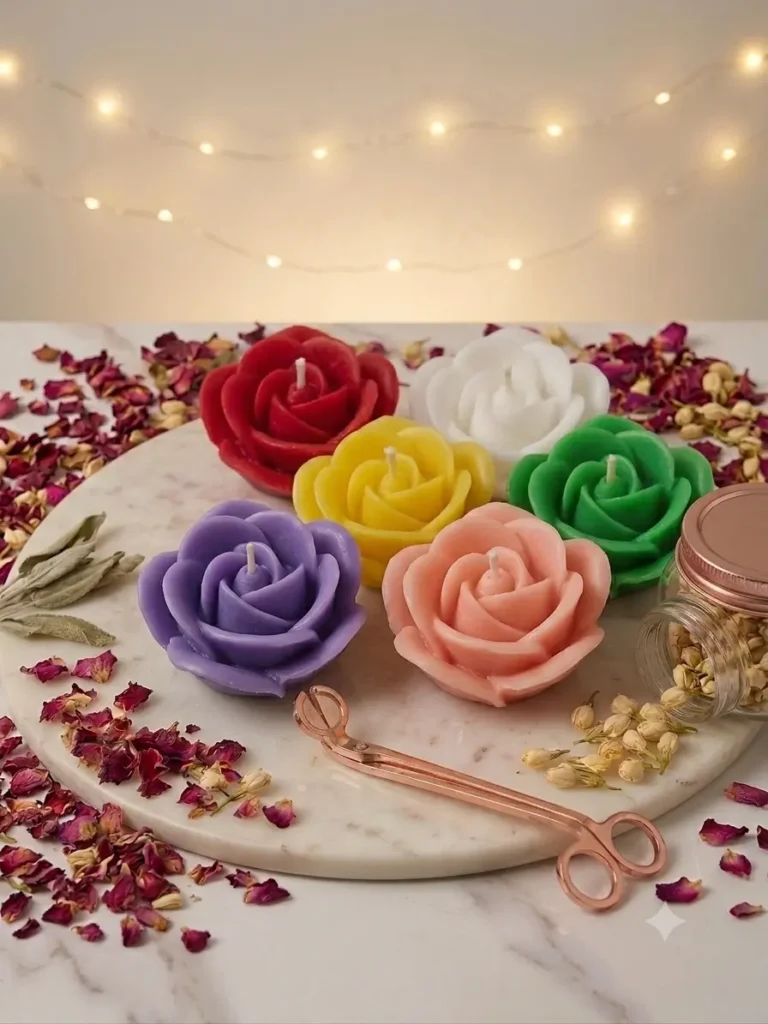 Rose Candle - Best Decorative Flower Candle for Home Decor | Fliparts