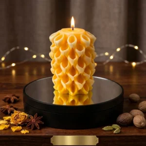 Decorative Pine Candle