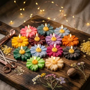 Daisy Candle