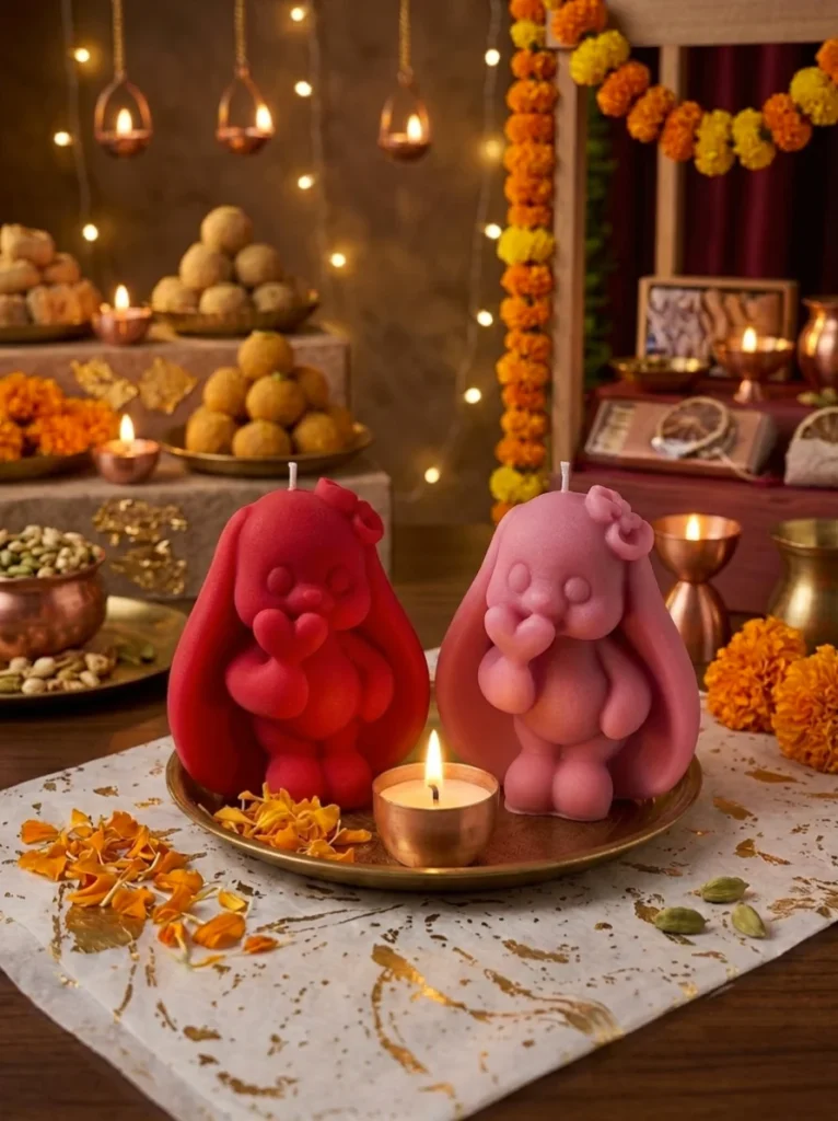 Bunny Candle