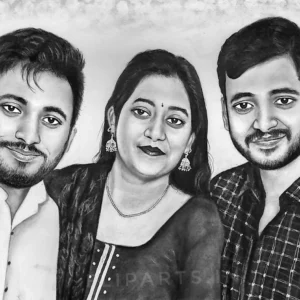 Family Pencil Portrait