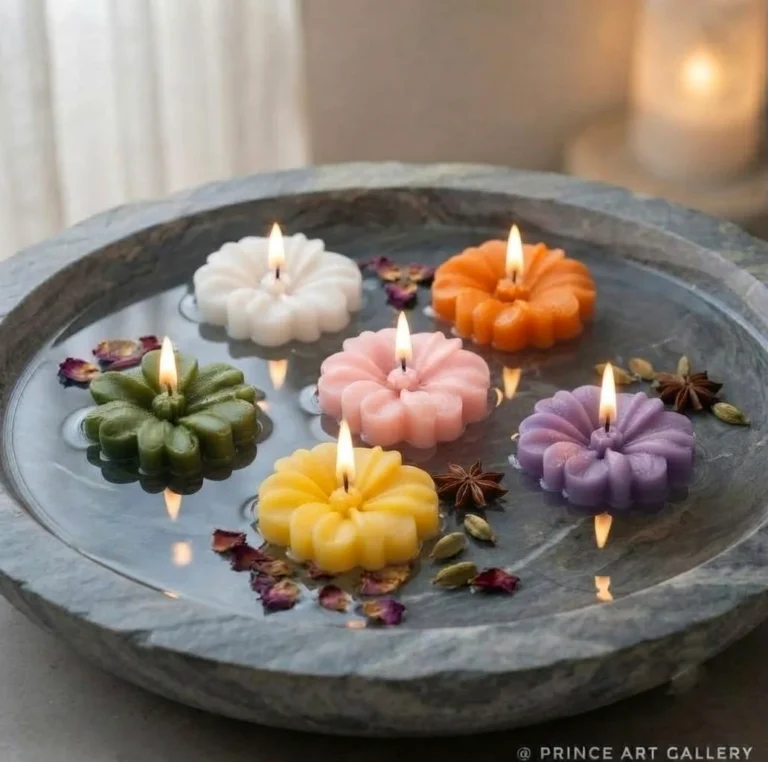 Floating Flower candle